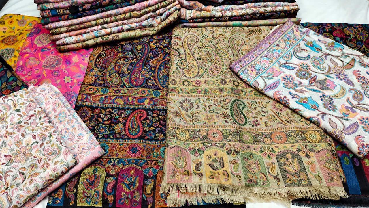 kaani Shawls/Pashmina Shawls/kalam kaar/Kashmiri shawls new design/at wholesale price in Bangladesh