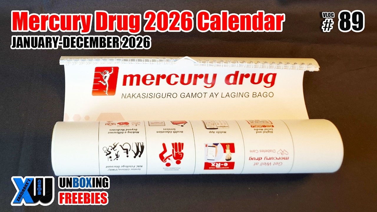 2026 Calendar | Mercury Drug | Unboxing