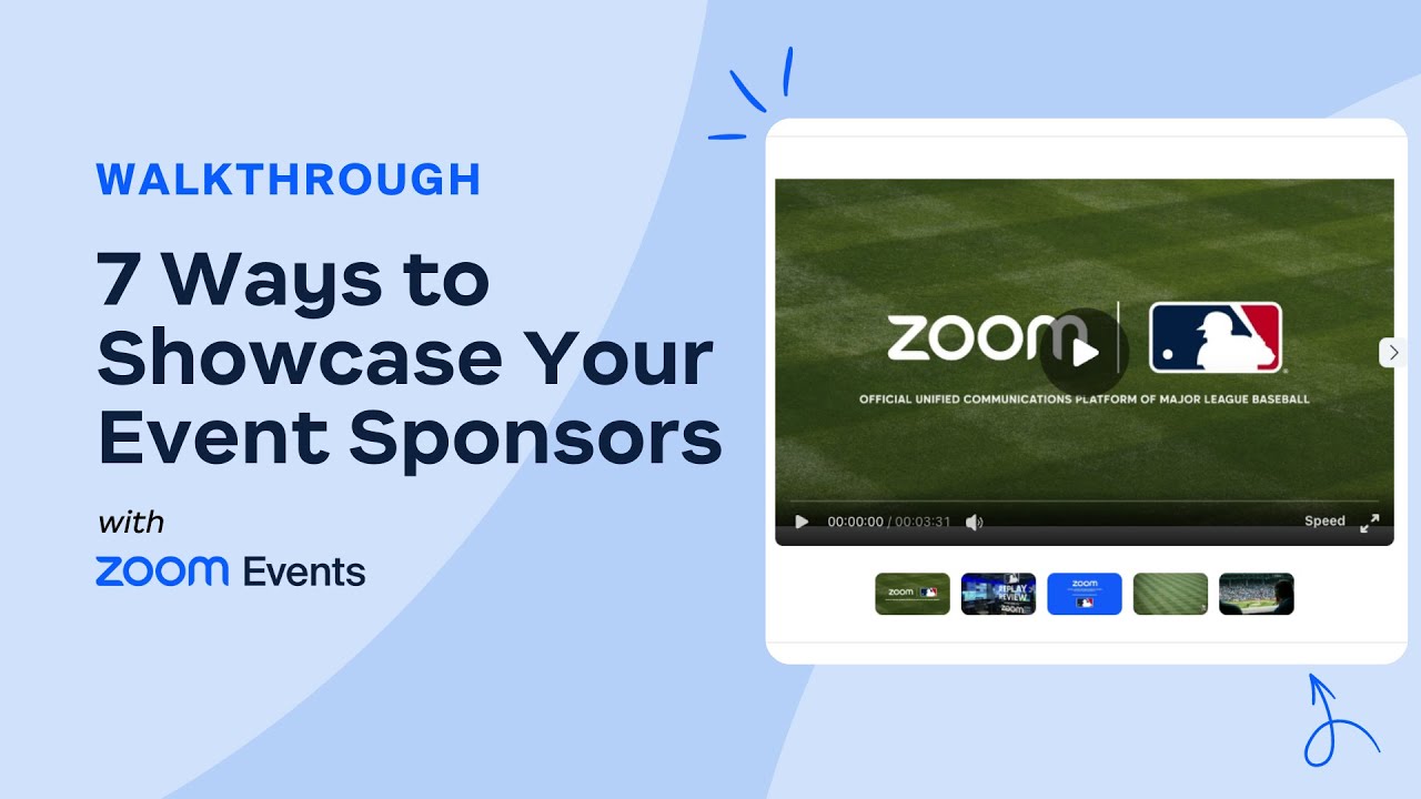 7 Ways to Showcase Your Event Sponsors with Zoom Events