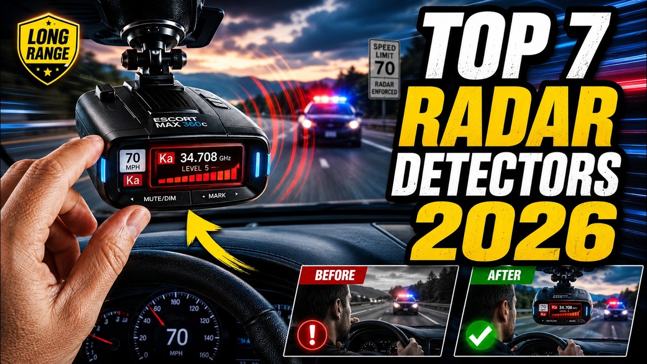 Top 7 Best Radar Detector for Highway 2026!