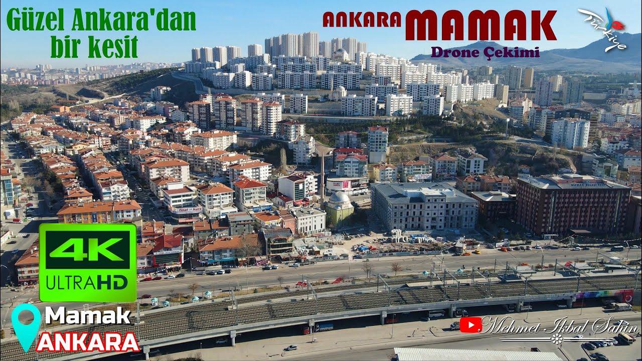 Güzel Ankara'dan bir kesit - Mamak / ANKARA - 4K Drone Çekimi - 9.3.25