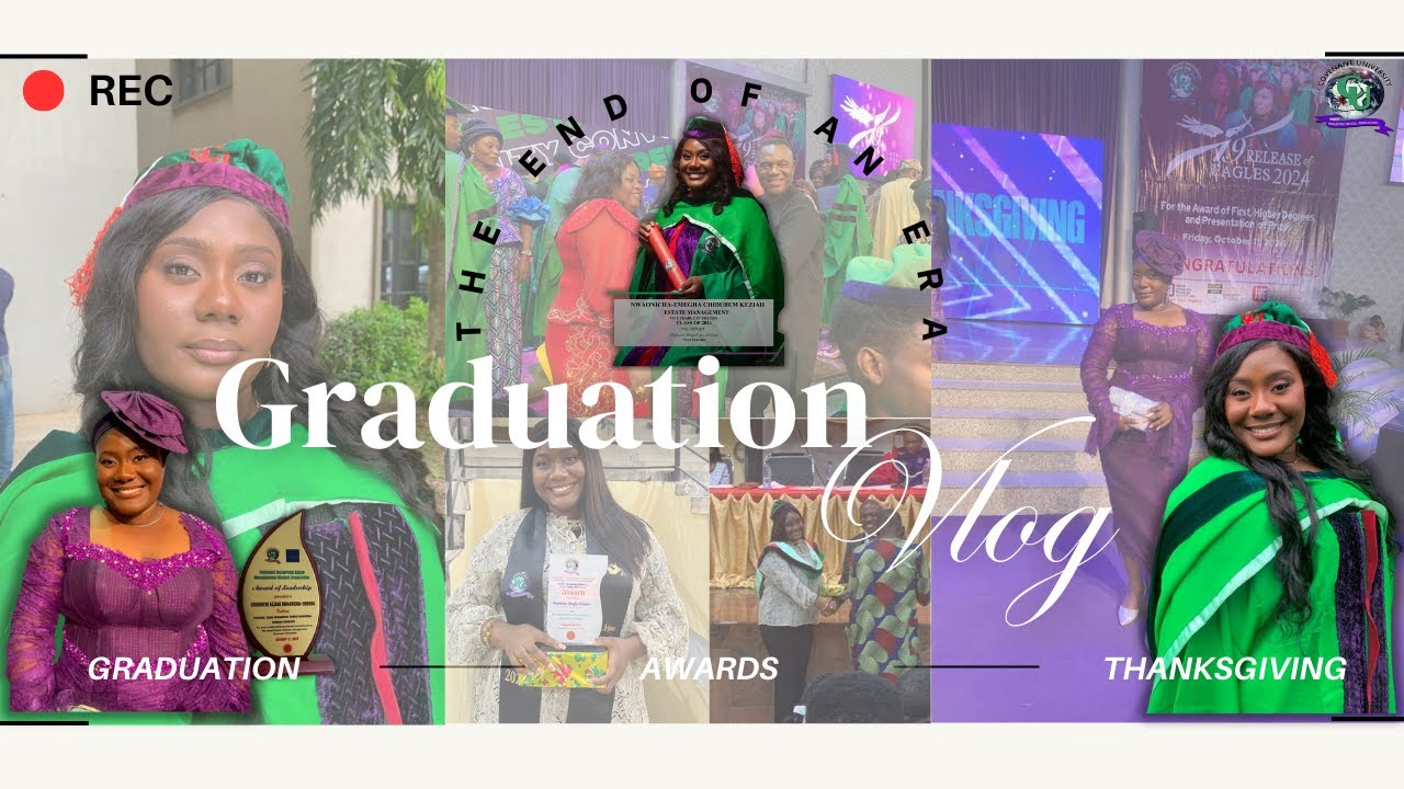 UNIVERSITY GRADUATION VLOG 2024|| GOOD BYE, COVENANT UNIVERSITY|| I WON AWARDS!!