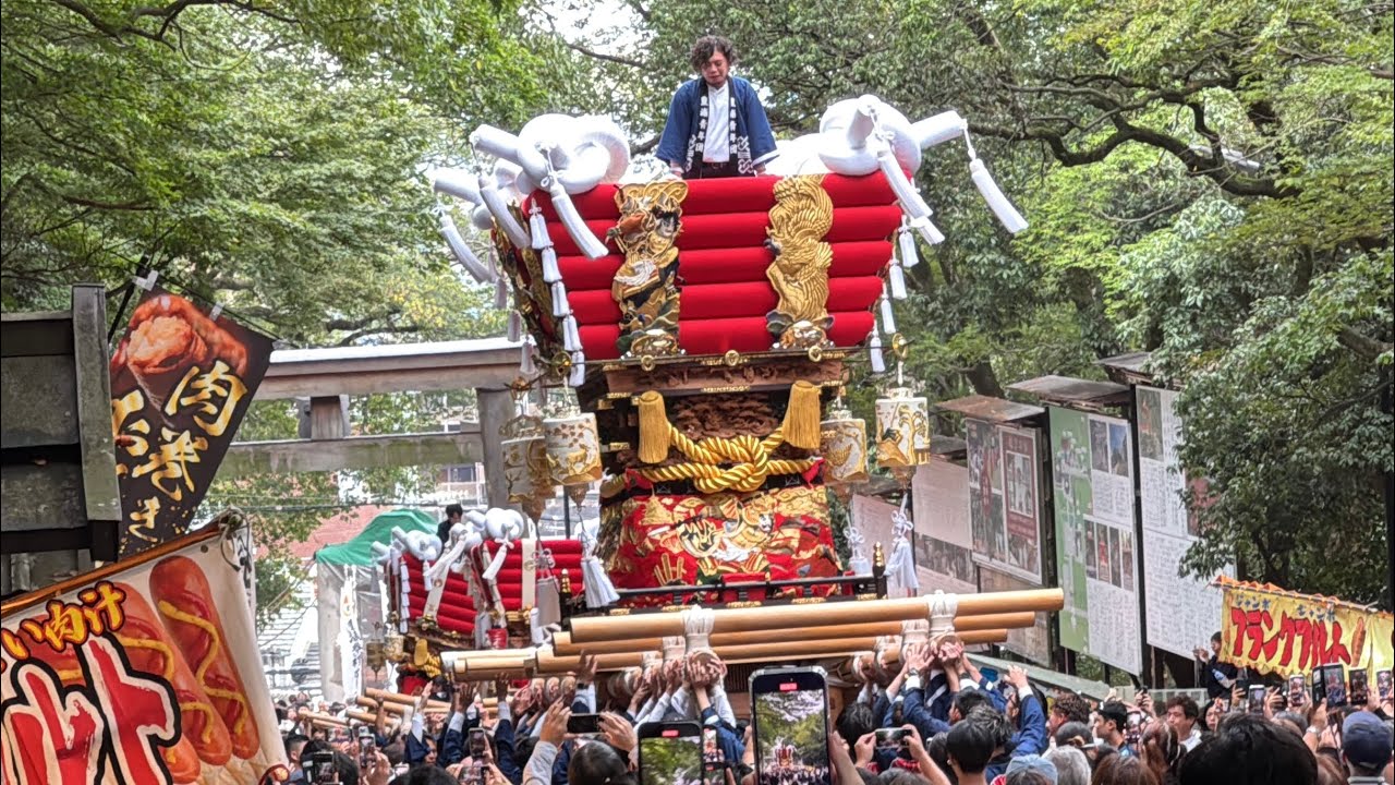 令和7年 2025年 枚岡神社 秋郷祭 ふとん太鼓 宮入