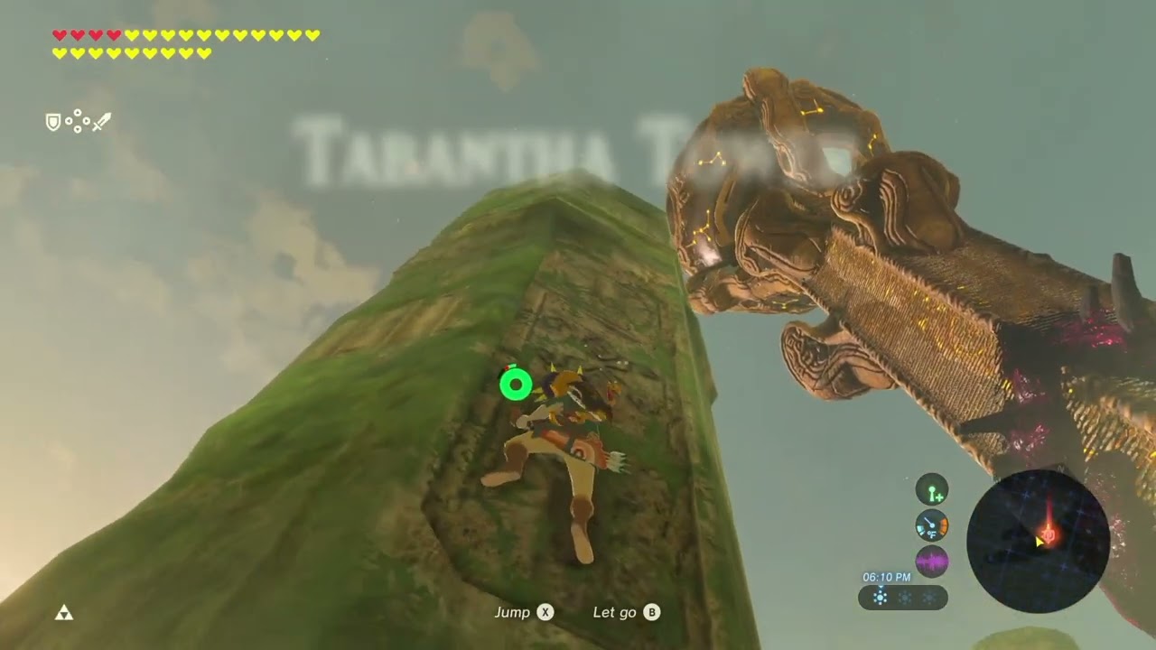 Opening the Tabantha Map (BotW, Tabantha Tower)