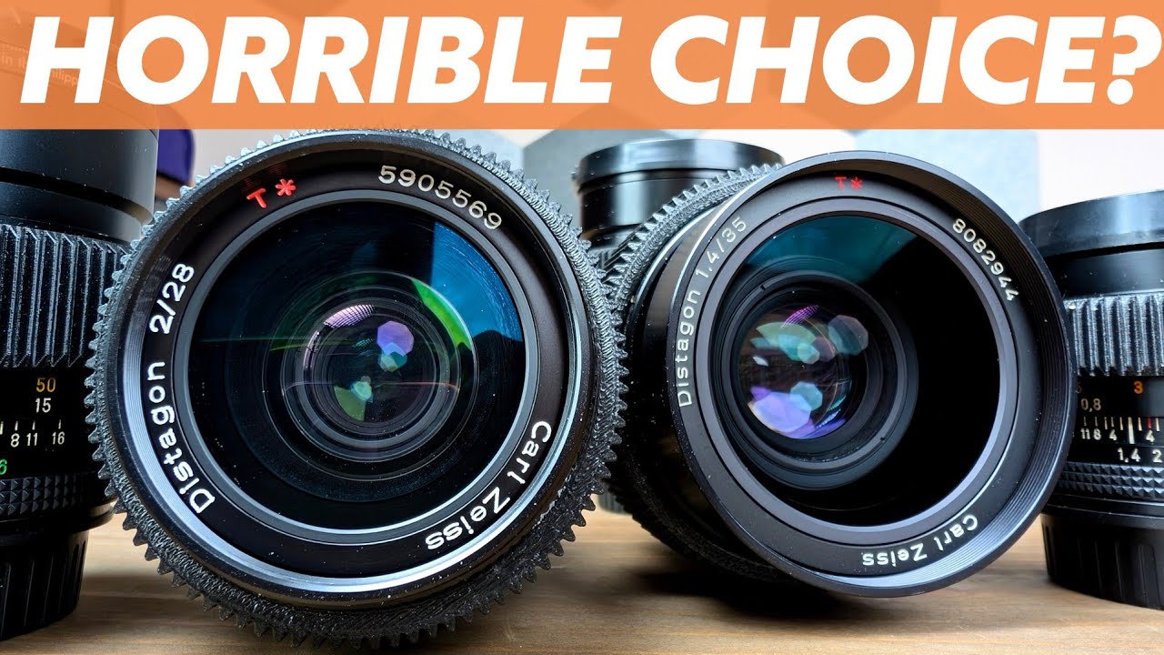 Everything I HATE About My Vintage Cinnemodded Contax Zeiss Lens Set