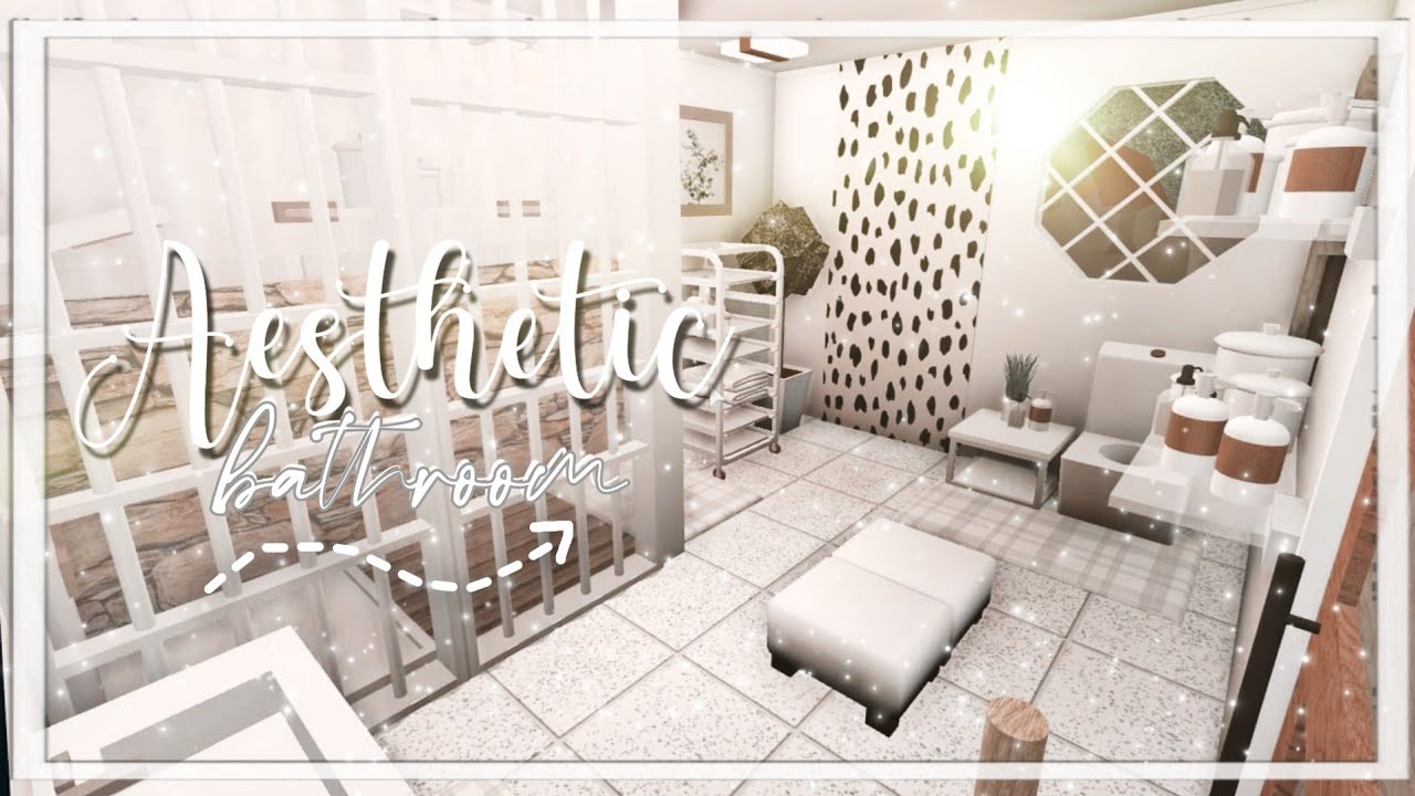 BLOXBURG: Aesthetic Bathroom | 9k NO GAMEPASS build ♡