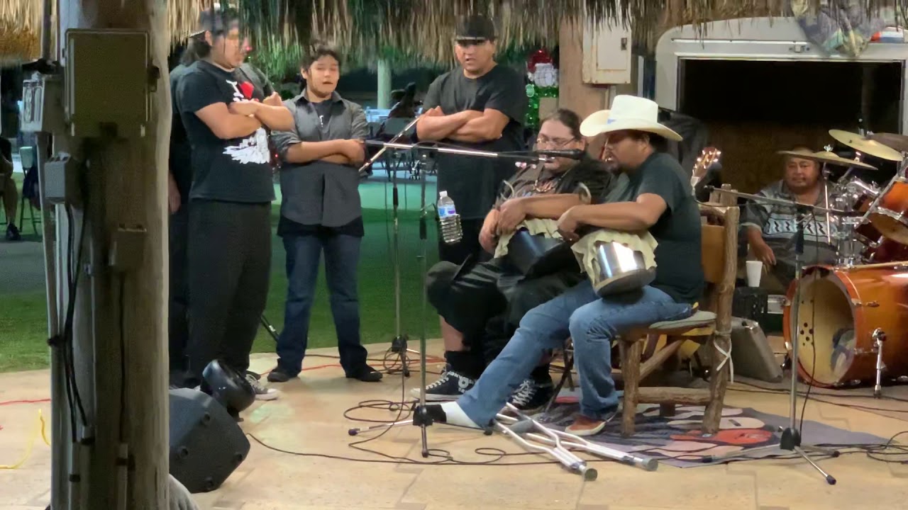 Joe Tohonnie Jr. Singing in a Florida January 1 2020
