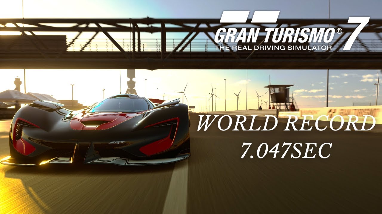 Gran Turismo 7 Fastest 1/4 Mile Drag Time (7.047sec)