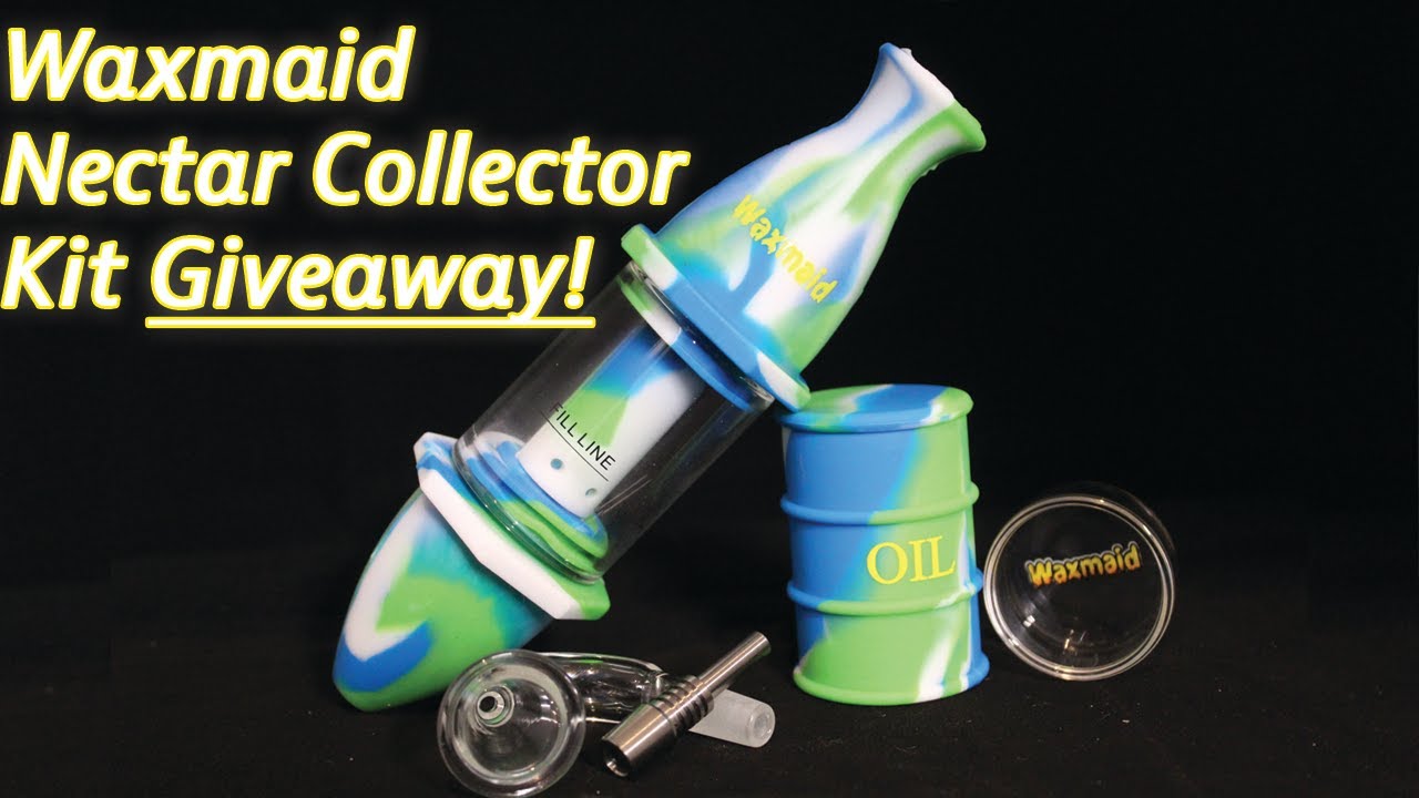 Waxmaid  Silicone Glass Nectar Collector Kit Giveaway!