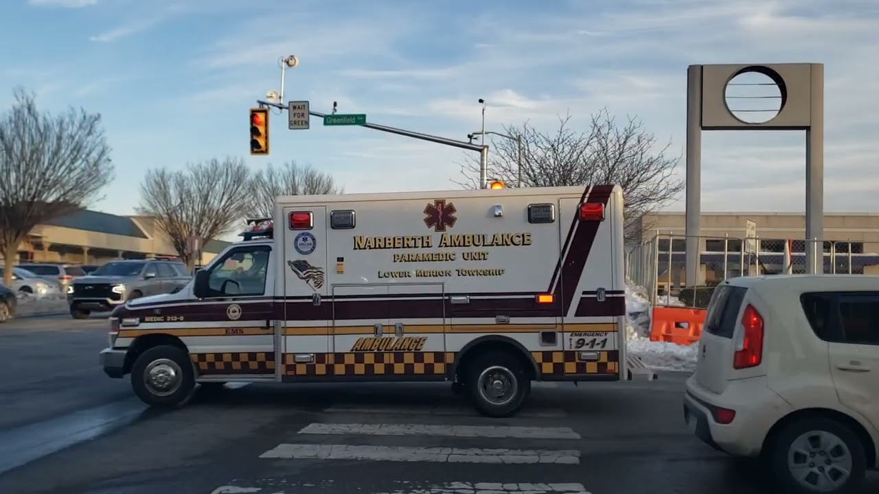 Narberth Ambulance Corps Medic 313-9 and Lower Merion Fire Department FM 34-1 2-4-26