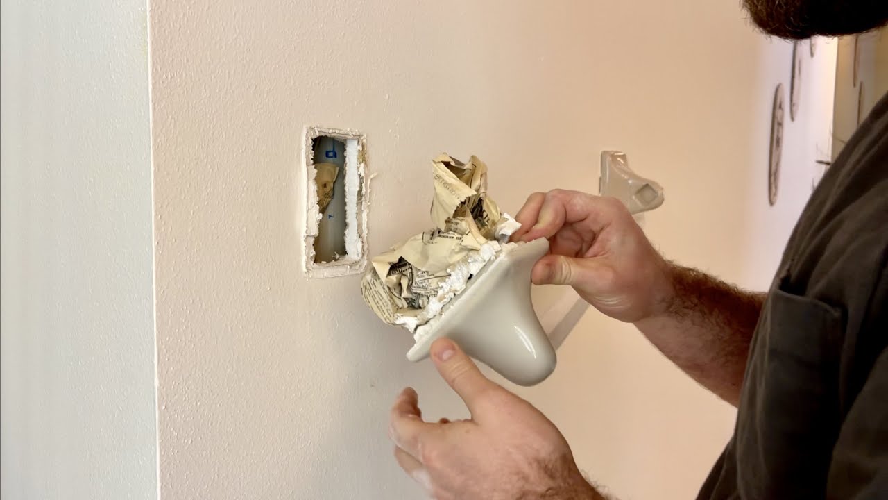 DIY: Patching Drywall and Adding Texture // Bog Life