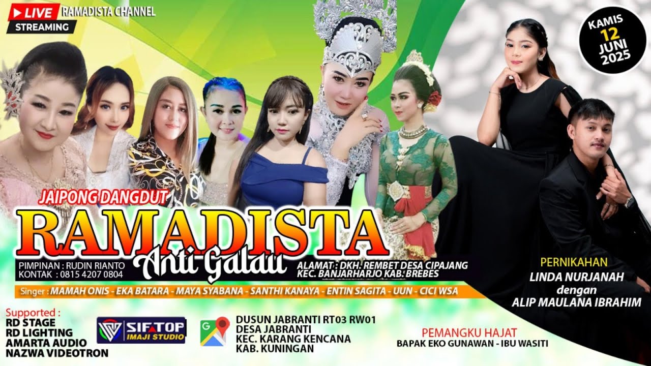 🔴LIVE RAMADISTA Anti Galau | SIANG | DESA JABRANTI KARANG KENCANA - KUNINGAN | 12 JUNI 2025