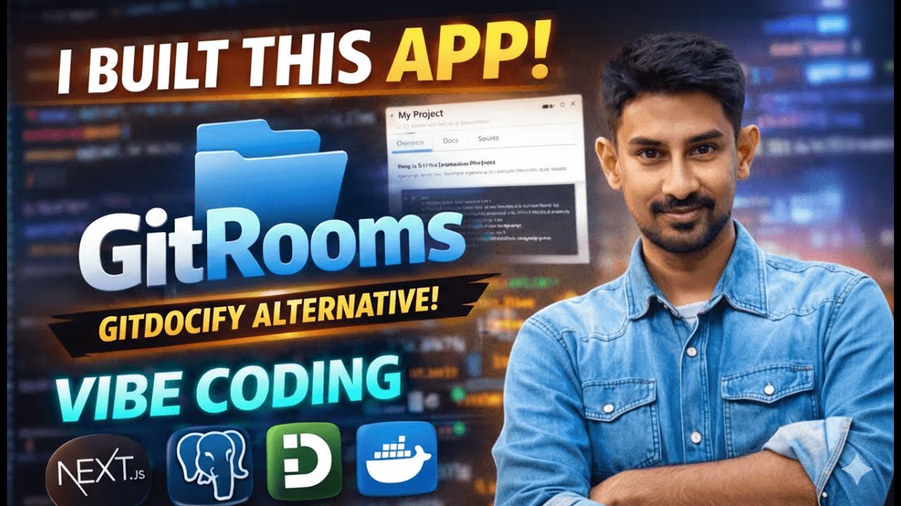 I Built GitDocify-Like App Using Vibe Coding  | GitRooms from Scratch