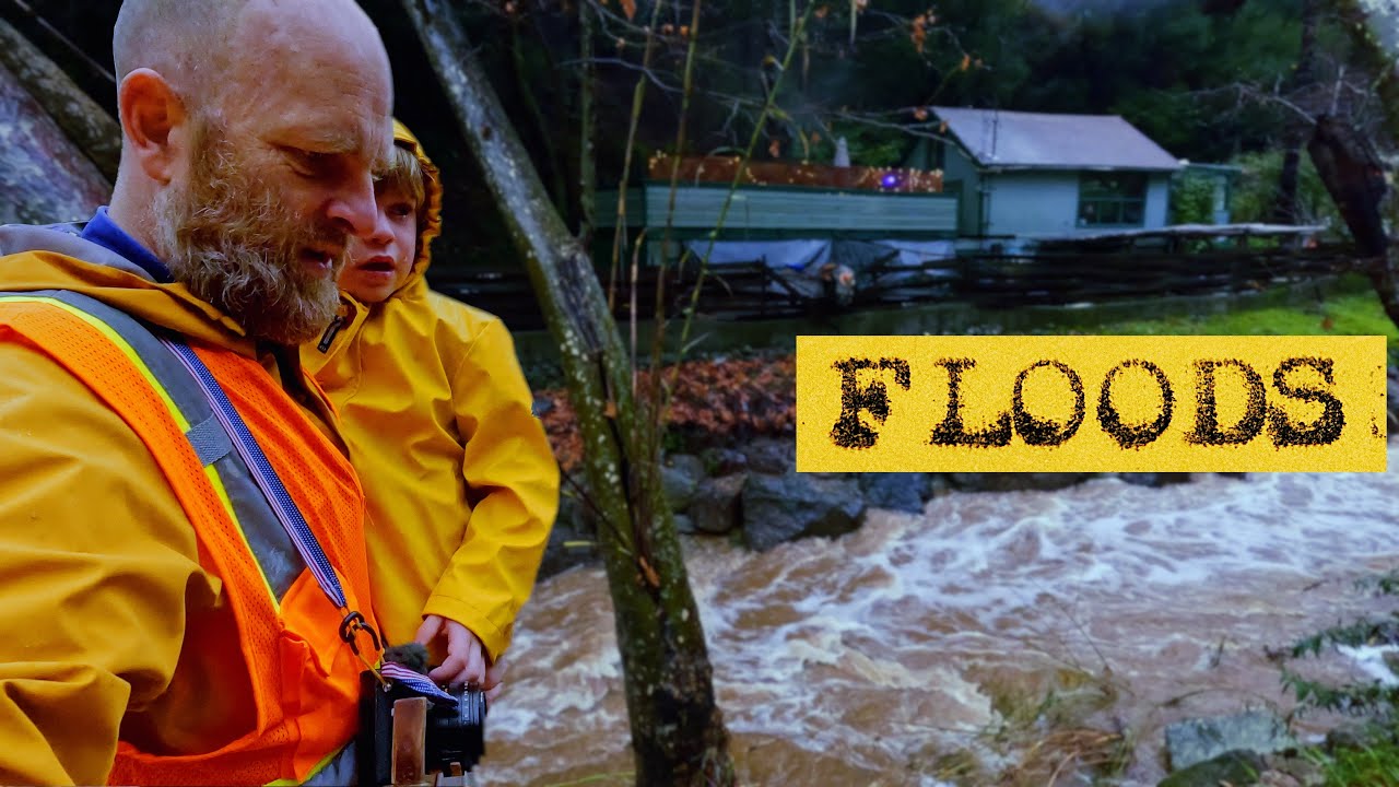 Exploring the L.A. FLOODING with a 5yr Old—
