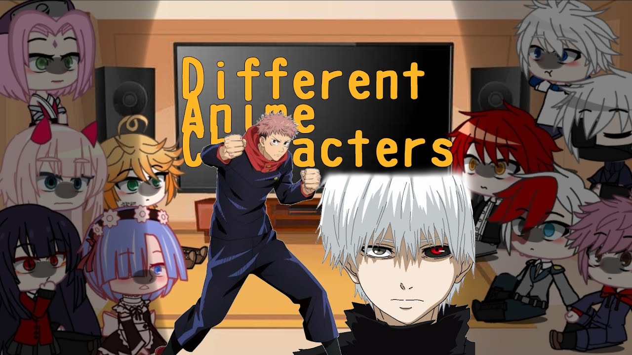 👺🤳Anime Characters React To Each Other🩸🗯(5 / 5)[10k special☆]||read desc||