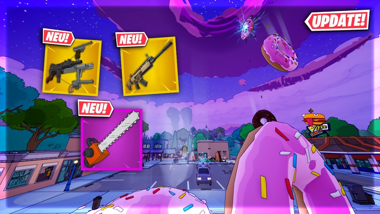 XXL SIMPSONS *DONUT STURM* UPDATE! 🍩😍 | Fortnite Zero Build