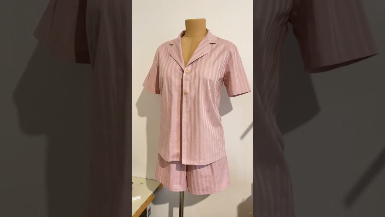 Как сшить рубашку | пижама из хлопка #пошивназаказ #пижама #рубашка