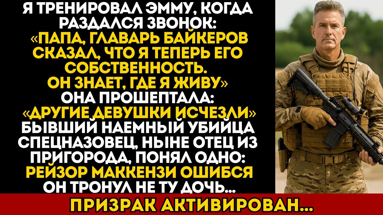 Главарь байкерской банды назвал мою дочь своей собственностью — он не знал, кем был её отец...