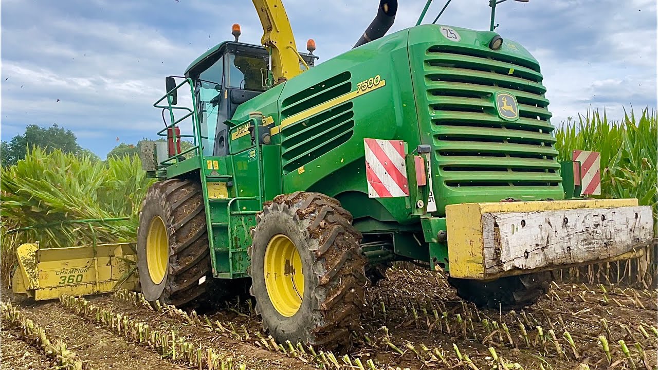 ETA Dupetitpré ensilage 2022,  Ensileuse 7500 john deere en 8 rangs