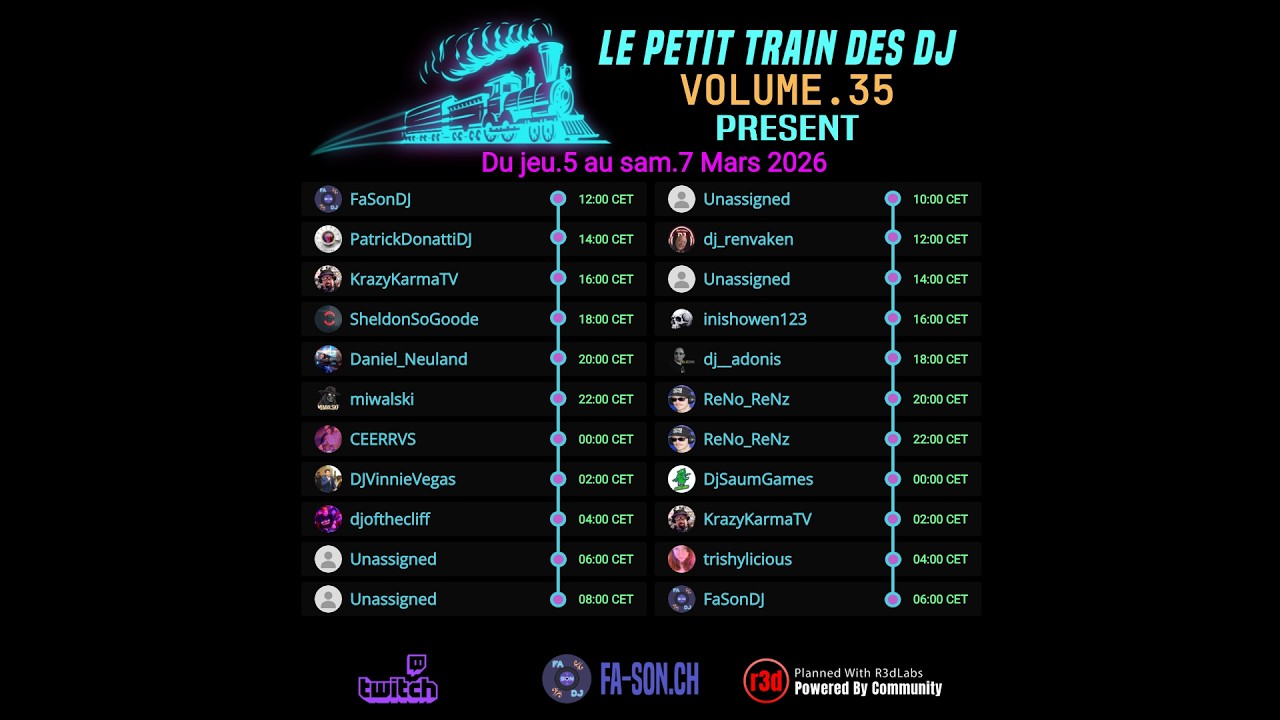 Le Petit Train Des DJ Vol  35