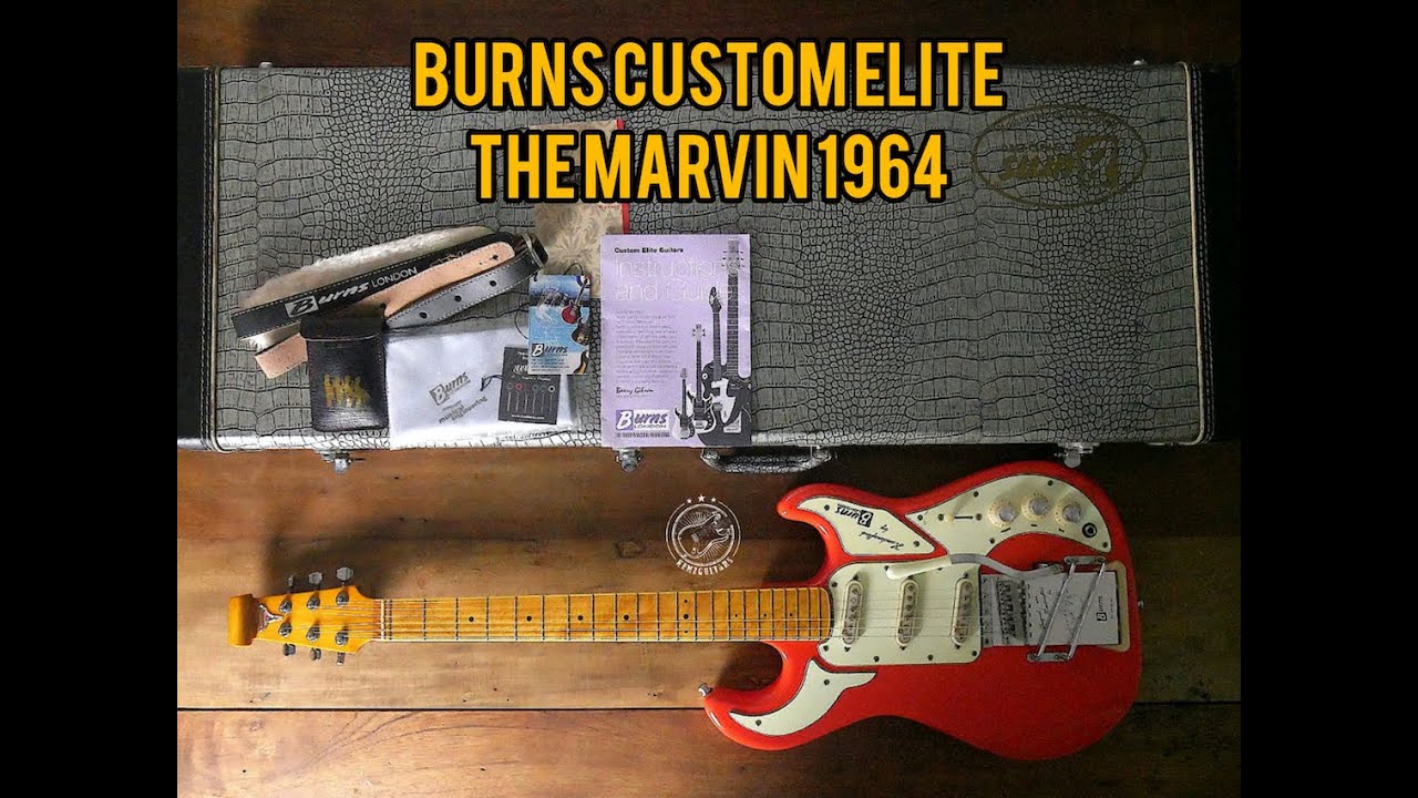 Burns Custom Elite The Marvin 1964 Reissue, 1982 Marshall JCM 800 Bass Series SuperBass 100W