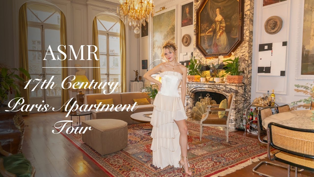 ASMR Opulent 17th Century Paris Apartment Tour 🥂🕯️ Real Estate Agent Roleplay ⚜️