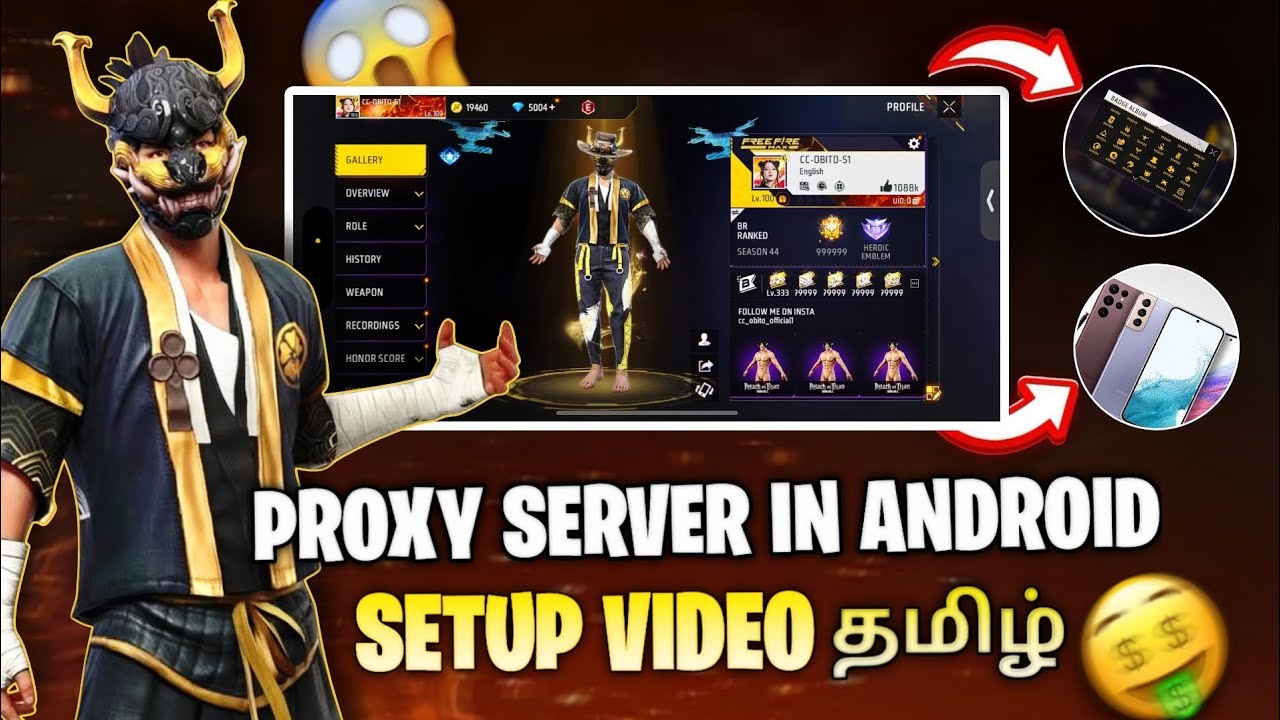 PROXY SERVER ANDROID SETUP VIDEO 💥🔝 IN TAMIL#freefire #proxyservers #trending #ff #gamingvideos