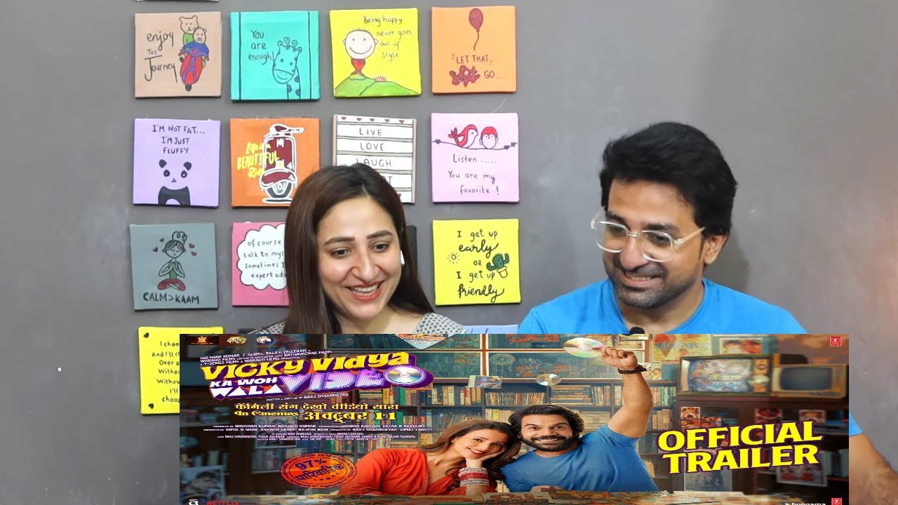Pak Reacts VICKY VIDYA KA WOH WALA VIDEO - TRAILER | RAJKUMMAR RAO, TRIPTII | RAAJ S | BHUSHAN K
