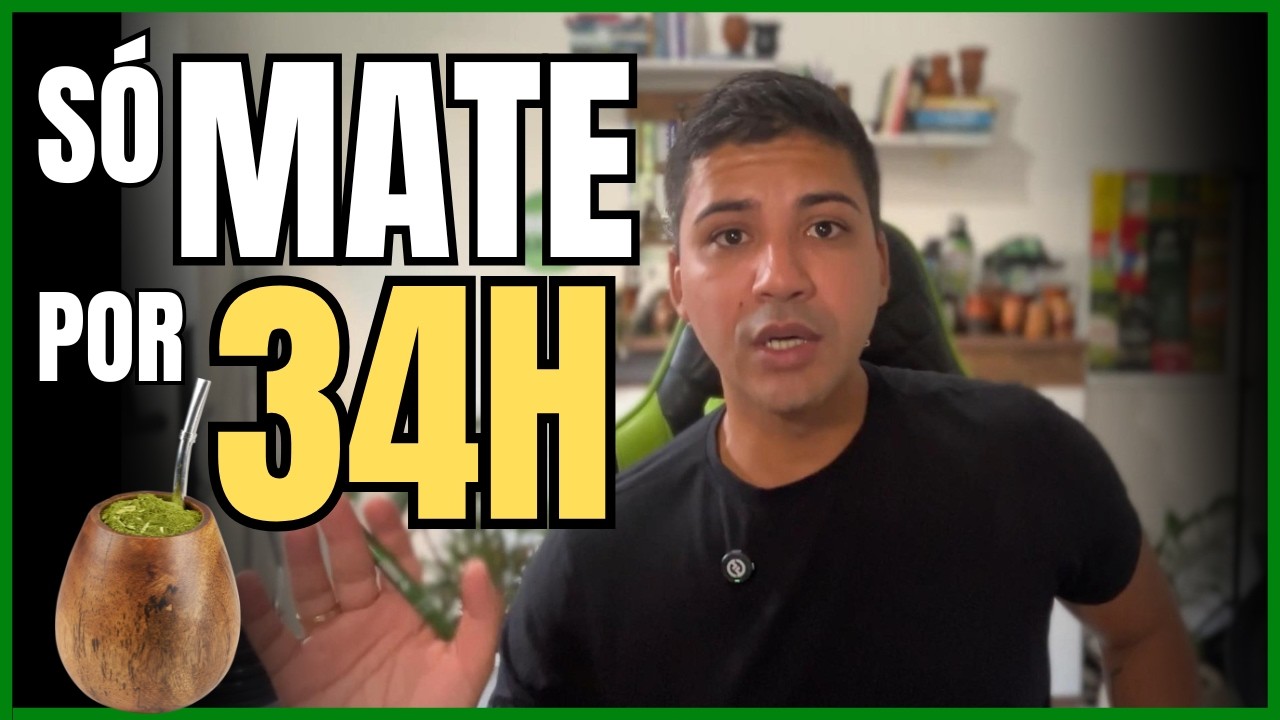 34 horas SEM COMER! Só com ERVA-MATE - Minha Experiência INSANA
