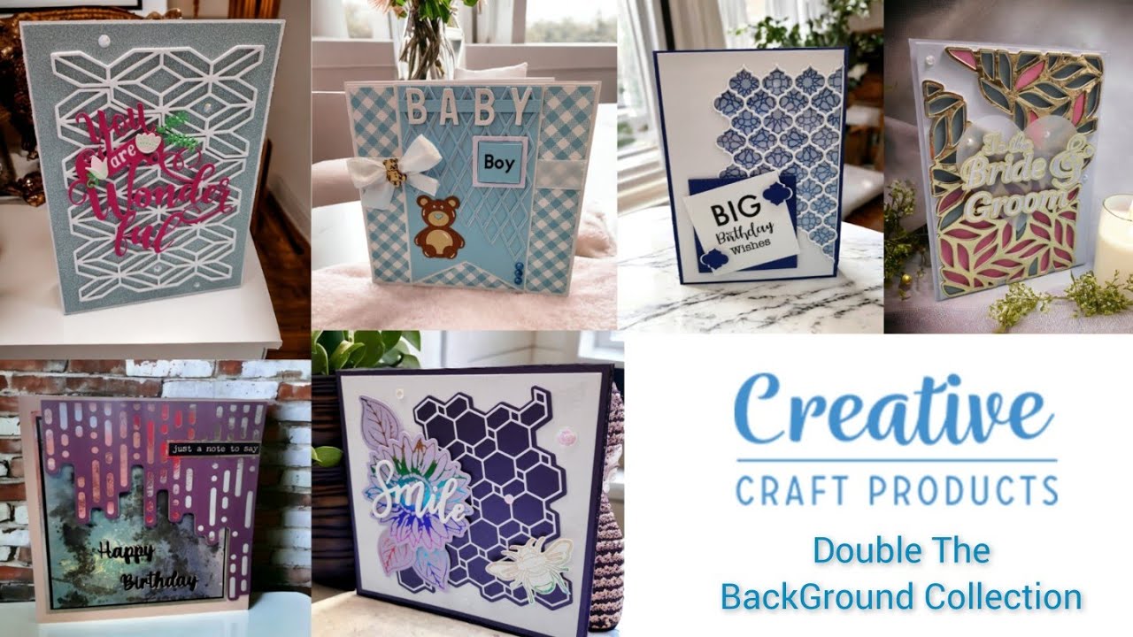 NEW RELEASE!!! Creative Craft Products Double The BackGround Collection