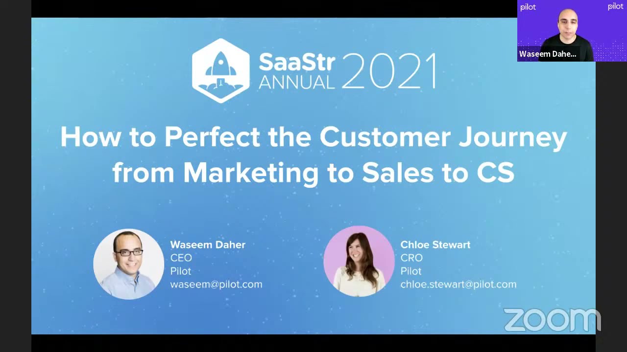 How to Perfect the Customer Journey from Marketing to Sales to CS with Pilot's CEO and CRO