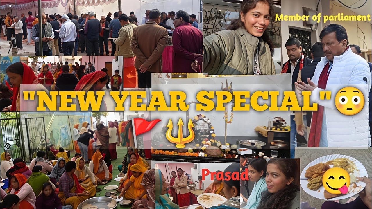 “1 January Special Vlog | Mandir Bhandara + Sansad Ji Ka Welcome 🎉” || Pranshi Riya 