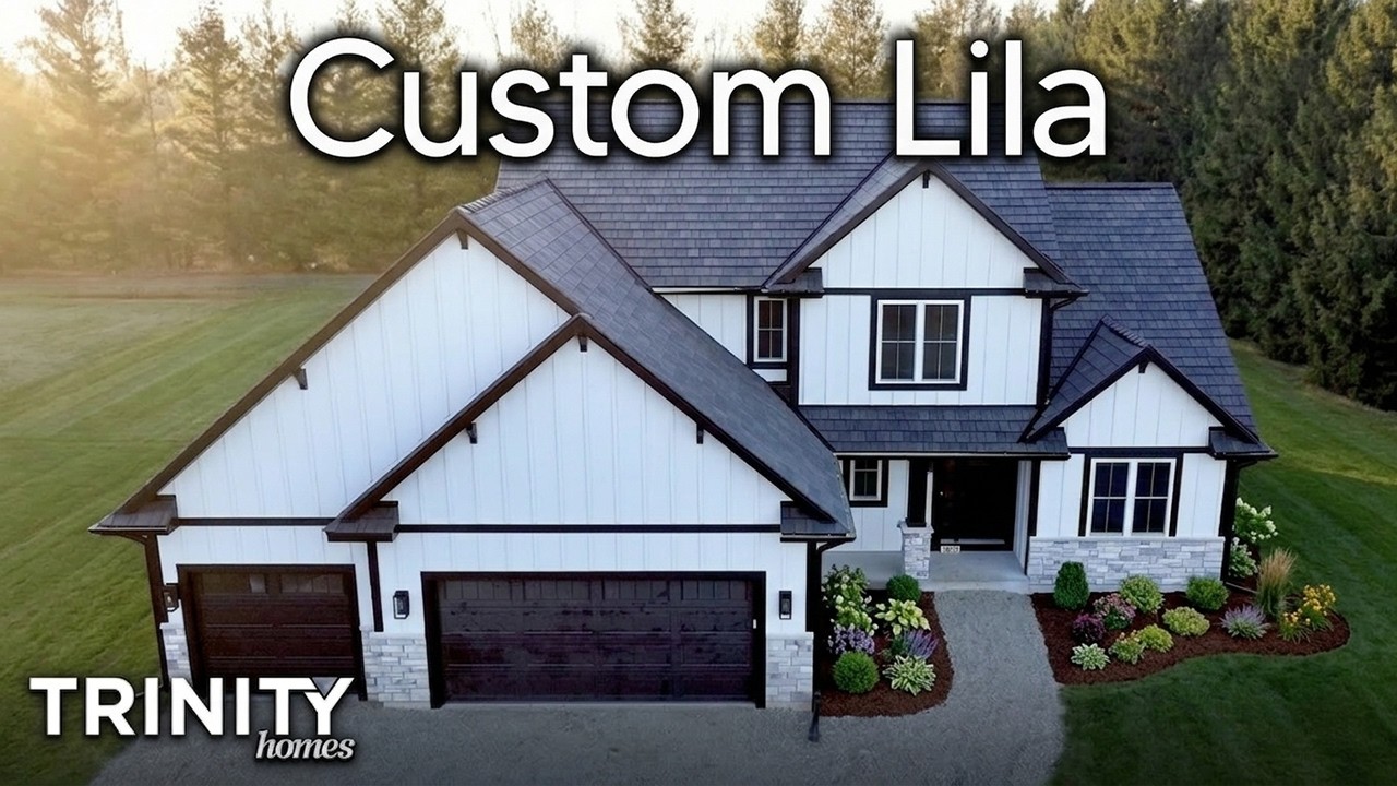 Custom Lila Two-Story Home Design - By Trinity Homes Builders, WI