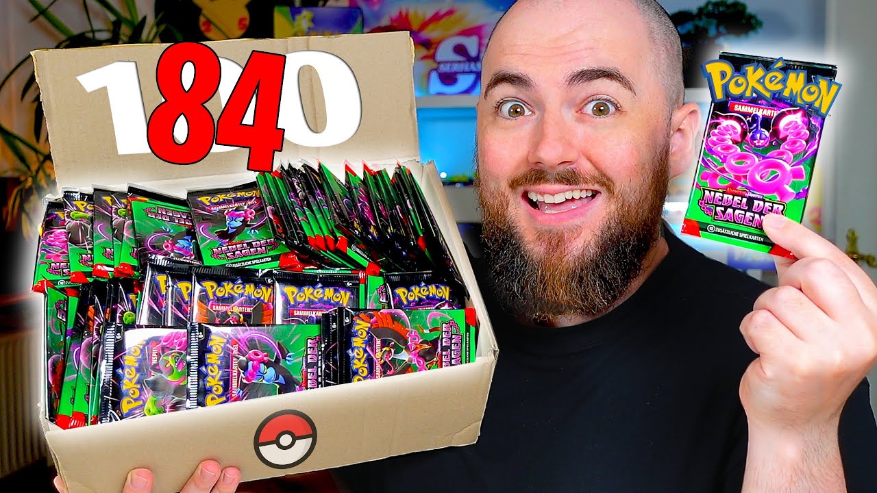 Ich öffne 100x Pokémon Nebel der Sagen Booster!