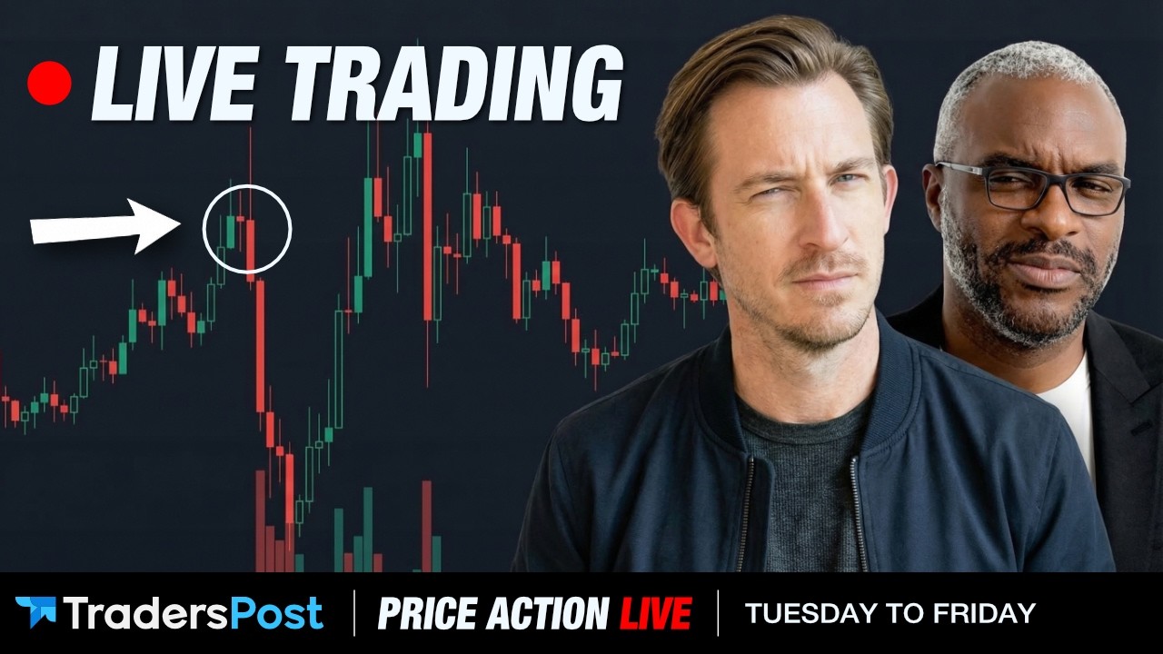 🔴 Yup, we saw this sell off coming a mile away. | Price Action Live