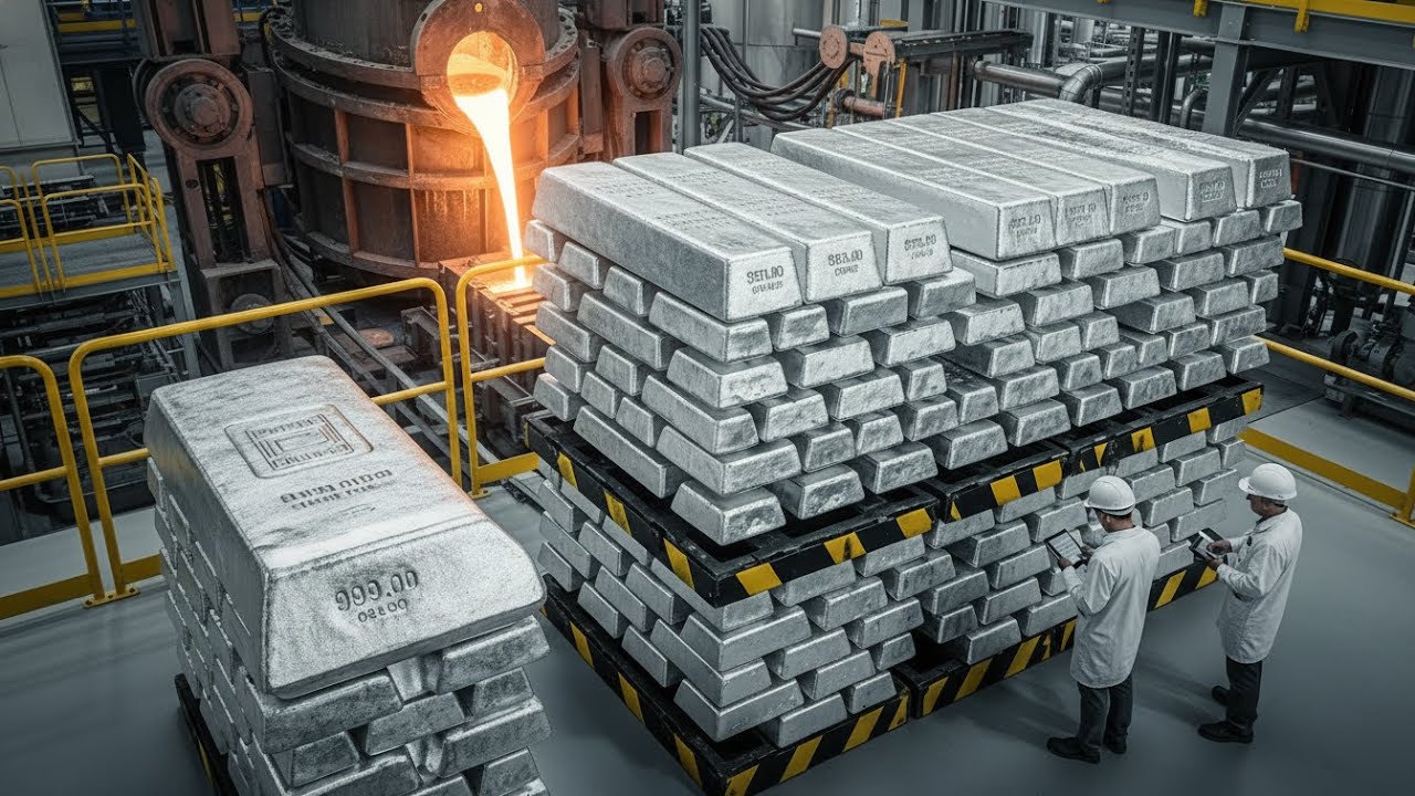 Inside a Mint Stamping Millions of Silver Commemorative Coins