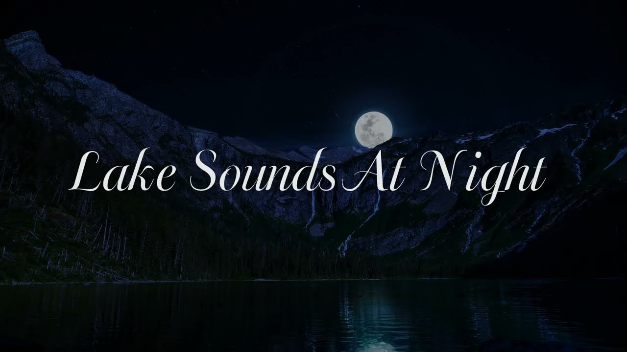 Lake Sounds at Night 🌲🌙 |  Night Nature Ambience