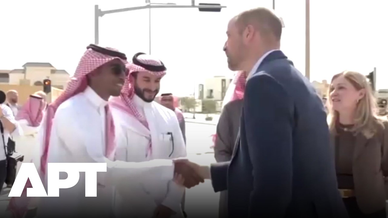 Prince William Visits Riyadh Sports Boulevard on First Official Saudi Arabia Trip | APT
