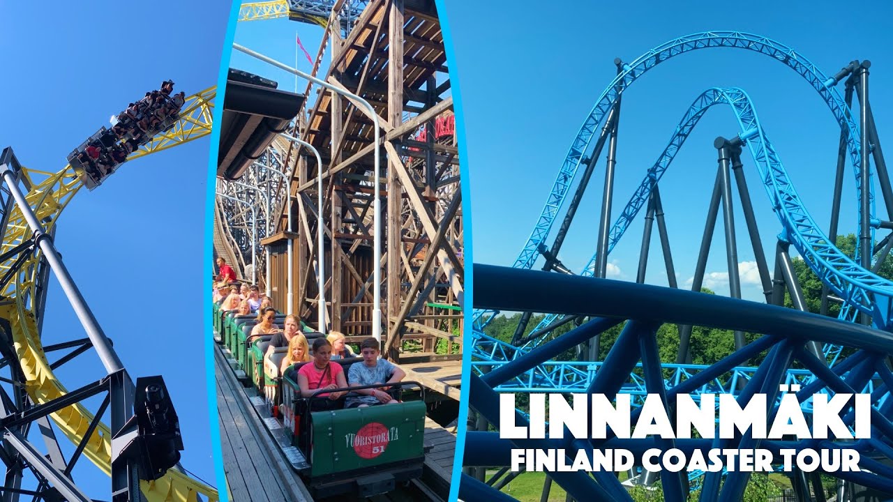Linnanmäki Amusement Park - Finland Coaster Tour!