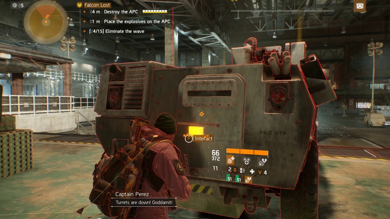Tom Clancy's The Division Falcon Lost Heroic Solo Flawless - Striker