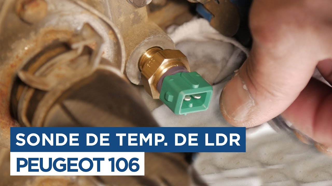 Changer la sonde de température de liquide refroidissement - Peugeot 106