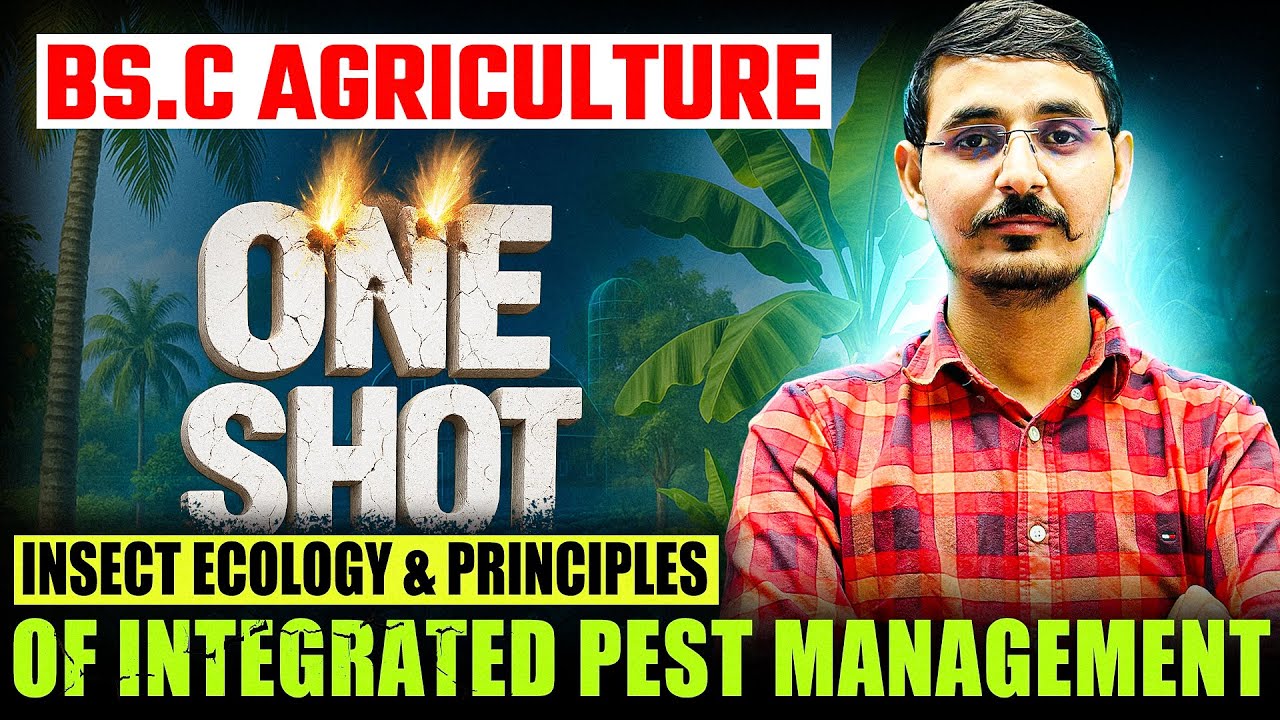 Insect Ecology & Principles of integrated pest management  Complete One Shot | Bsc Agriculture 4th
