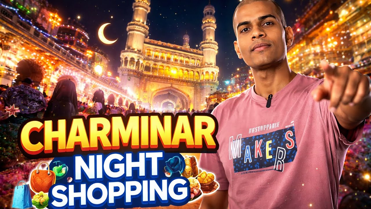 CHARMINAR NIGHT SHOPPING FULL OF FUNNY ￼