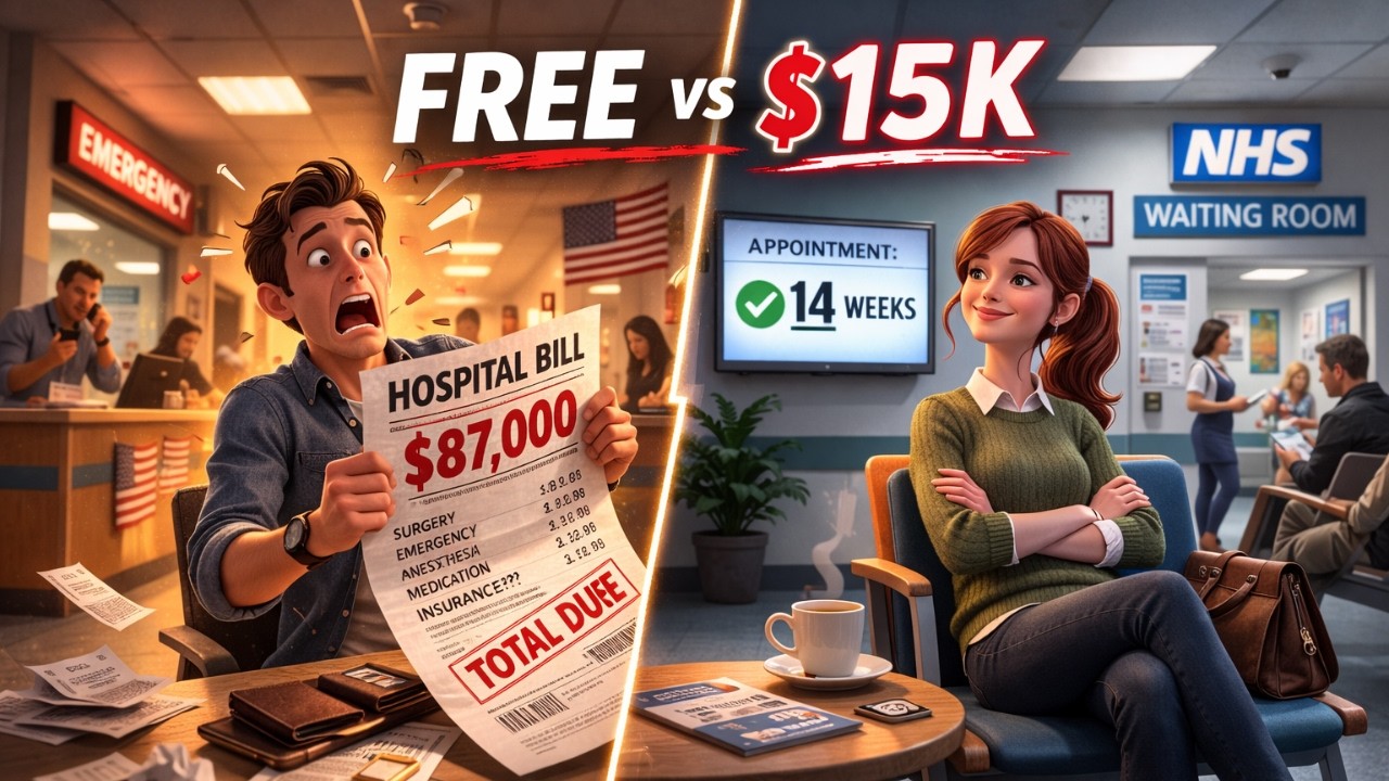 British People Get Free Healthcare. Americans Pay $4,000 a Year. Who Gets Better Treatment?