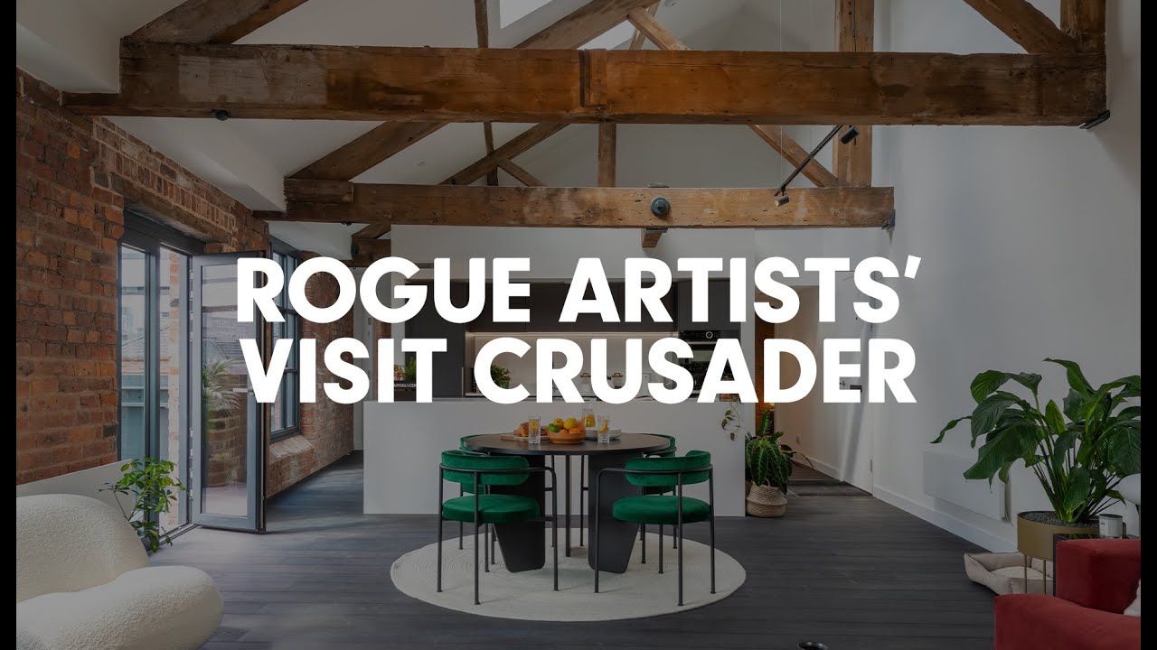 Rogue Artists' Studios visit Crusader