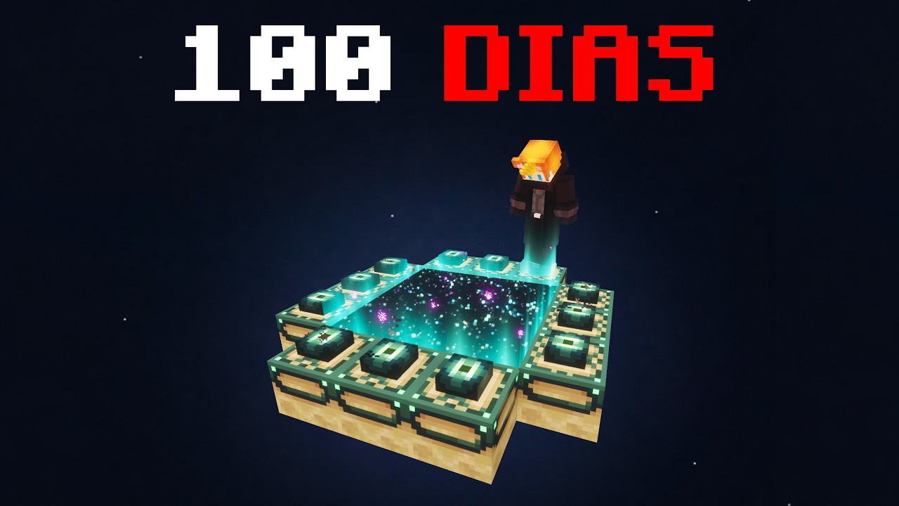 Sobreviví 100 Días Atrapado en un Portal del End