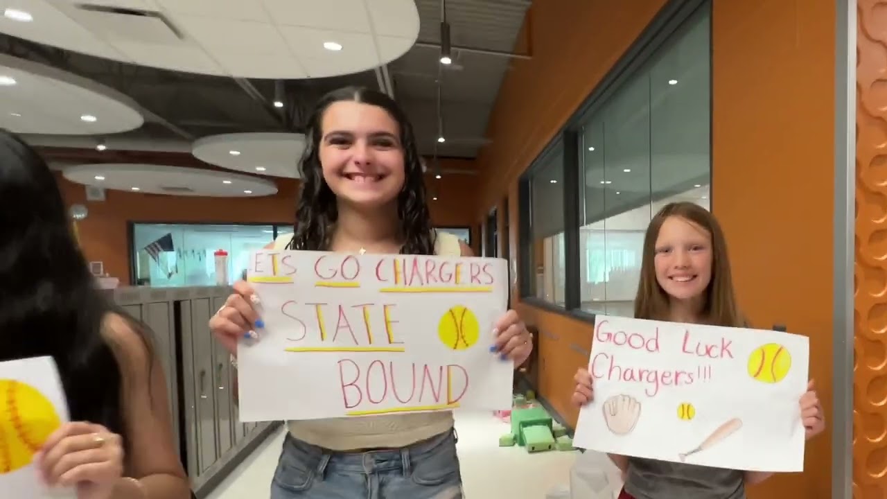 Hamilton Softball stops at Silver Spring Intermediate before heading to State.