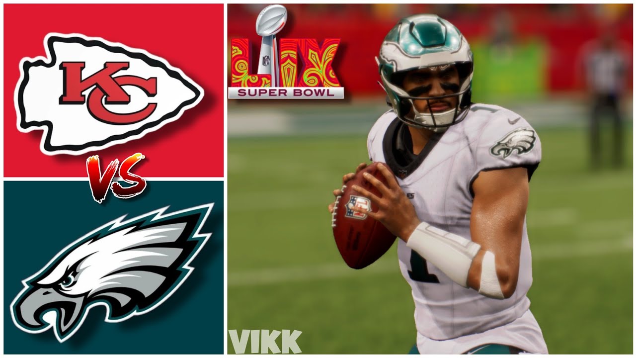Chiefs vs Eagles Superbowl Simulation (Madden 25 PS5)