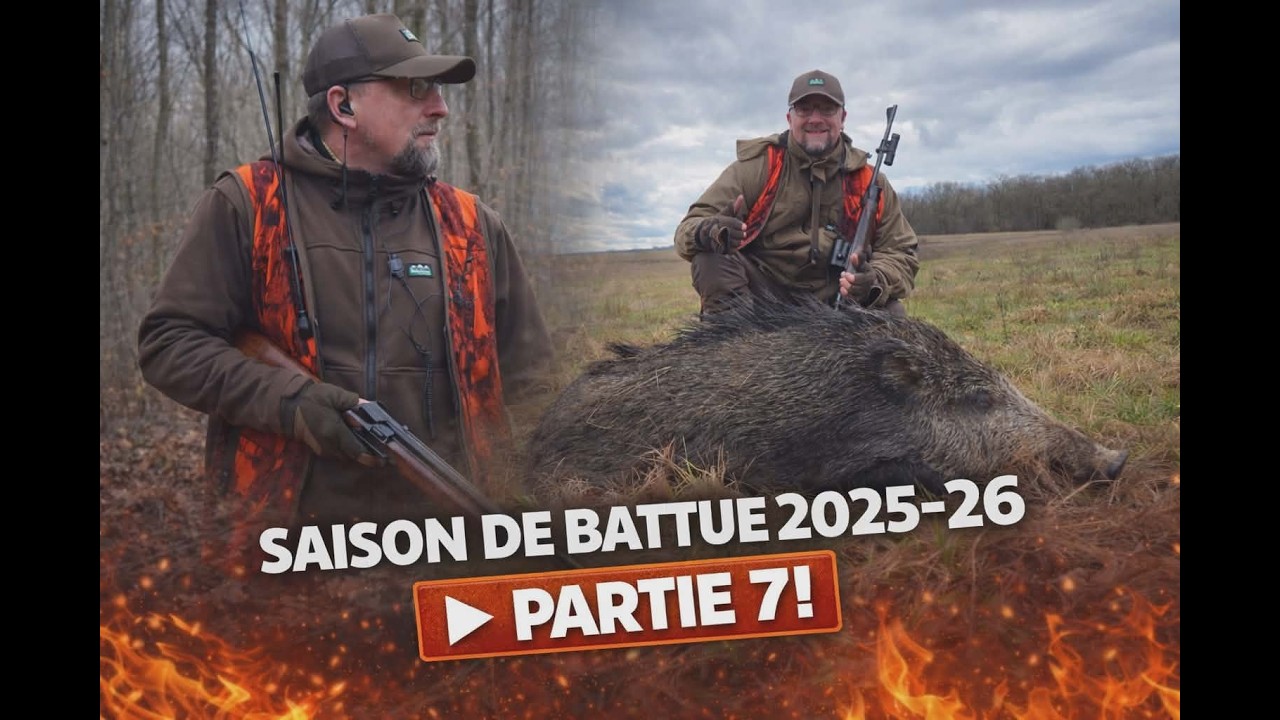 Saison battues 2025-26, Part 7! Tirs de sangliers, chevreuil et cervid&eacute;s au saut du layon, Shotkam
