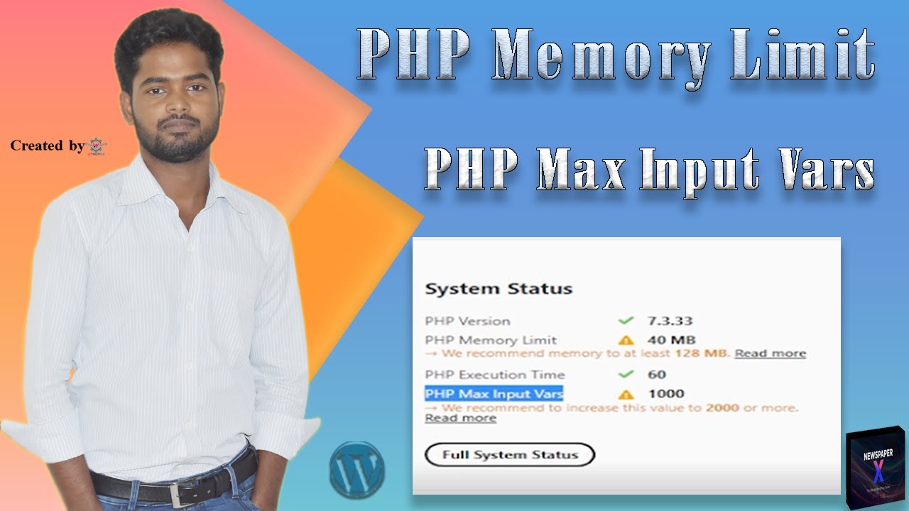 How to Increase the PHP Max Input Vars and Memory Limit in WordPress